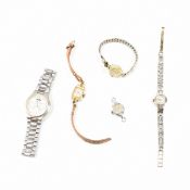 ASSORTED GROUP OF VINTAGE & LATER WRIST WATCHED