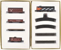 VINTAGE ' POSTAGE STAMP TRAINS ' N GAUGE MODEL RAILWAY TRAINSET