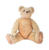 VINTAGE OLD ENGLISH TEDDY BEAR WITH SQUEAKER