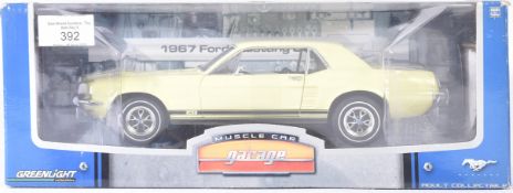 GREENLIGHT COLLECTIBLES 1/18 SCALE 1967 FORD MUSTANG COUPE