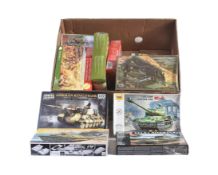 COLLECTION OF ASSORTED MODEL KITS OF MILITARY INTEREST
