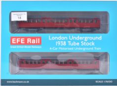 BACHMANN OO GAUGE LONDON UNDERGROUND 4-CAR TUBE TRAIN
