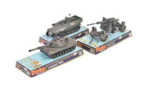 COLLECTION OF VINTAGE DINKY TOYS DIECAST MILITARY VEHICLES