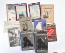 COLLECTION OF WAR TIME BASSETT LOWKE SHIP & TRAIN MODEL CATALOGUES