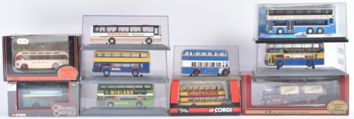 COLLECTION OF ASSORTED DIECAST MODEL BUSES