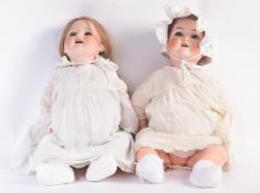 EARLY 20TH CENTURY GERMAN BISQUE HEADED DOLLS - HEUBACH KOPPELSDORF