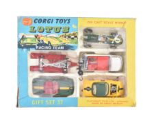 VINTAGE CORGI TOYS GIFT SET 37 - LOTUS RACING TEAM