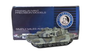 FRANKLIN MINT 1/24 SCALE DIECAST M1A1 ABRAMS TANK