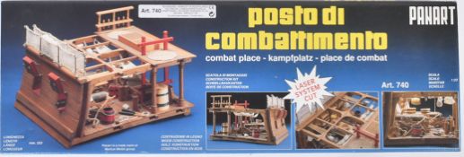 WOODEN MODEL KIT - PANART - 1/23 SCALE COMBAT PLACE