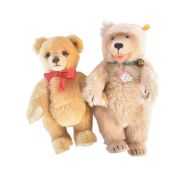 TWO GERMAN STEIFF SOFT TOY TEDDY BEARS