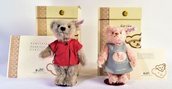 TWO GERMAN STEIFF MADE SOFT TOY TEDDY BEARS