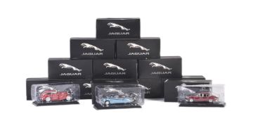 COLLECTION OF ATLAS EDITION DIECAST JAGUAR CARS