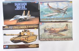 COLLECTION OF TAMIYA PLASTIC MODEL KITS
