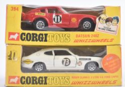 TWO VINTAGE CORGI WHIZZWHEELS DIECAST MODEL CARS