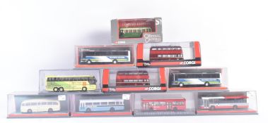 COLLECTION OF CORGI ORIGINAL OMNIBUS DIECAST MODEL BUSES