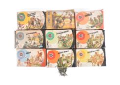 COLLECTION OF VINTAGE AIRFIX 1/32 SCALE MILITARY MODEL FIGURES