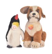 TWO GERMAN STEIFF SOFT TOY TEDDY BEARS
