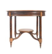 EDWARDIAN CHINESE CHIPPENDALE REVIVAL CENTRE TABLE