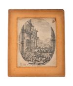 JACQUES CALLOT (1592-1635) ETCHING - MASSACRE BETHLEHEM BABIES