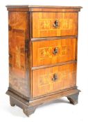 19TH CENTURY VENETIAN WALNUT BACHELORS CHEST OF DRAWERS