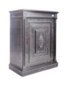 19TH CENTURY NAPOLEON III STYLE BONE INLAID PIER CABINET