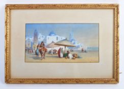 LOUIS TESSON (1820-1870) - ORIGINAL WATERCOLOUR ON PAPER