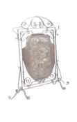 LATE 19TH CENTURY ARTS & CRAFTS COPPER EMBOSSED FIRE PANEL