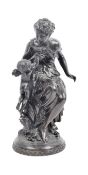 HIPPOLYTE FRANCOIS MOREAU (1832-1927) - BRONZE FIGURE GROUP