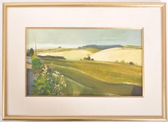 20TH CENTURY LANDSCAPE OIL ON BOARD OF HOOKE, DORSET