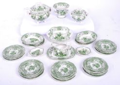 VICTORIAN STAFFORDSHIRE CERAMIC MINIATURE DINNER SERVICE