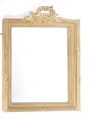 VICTORIAN 19TH CENTURY GILT WOOD & GESSO OVERMANTLE MIRROR