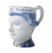 1782 PEARLWARE SUCCESS OF LORD RODNEY COMMEMORATIVE MUG