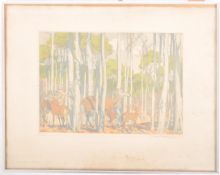 MAURICE TAQUOY - 20th CENTURY ART NOUVEAU RUSSIAN PRINT