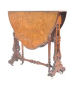 19TH CENTURY VICTORIAN WALNUT SUTHERLAND TABLE