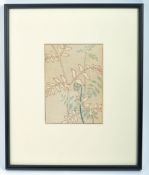 LATE 19TH CENTURY JAPANESE HAND PRINTED WOOD BLOCK PRINT