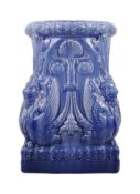 20TH CENTURY ART NOUVEAU MAJOLICA PLANT STAND