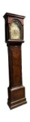 JAMES BUSH -LONDON QUEEN ANNE WALNUT LONGCASE CLOCK