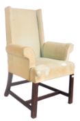 18TH CENTURY AMERICAN FEDERAL WINGBACK ARMCHAIR
