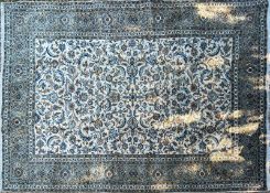 EARLY 20TH CENTURY CENTRAL PERSIAN KASHAN FLOOR CARPET RUG