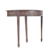 EDWARDIAN MAHOGANY ADAMS REVIVAL CONSOLE HALL TABLE
