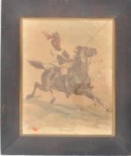 AFTER MISS E THOMPSON - 'MISSED' - 19TH CENTURY COLOUR PRINT