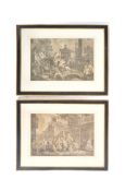 AFTER W. HOGARTH (1697-1764) - 'HUMOURS OF ELECTION' ENGRAVINGS
