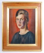 C KEATING - 1925 - ENGLISH SCHOOL PORTRAIT STUDY OF A LADY
