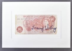 THE GREAT TRAIN ROBBERY - TOMMY WISBEY (D.2017) - SIGNED BANK NOTE