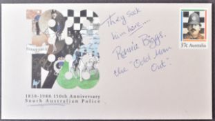 THE GREAT TRAIN ROBBERY - RONNIE BIGGS SIGNED FDC
