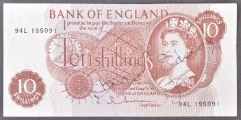 GREAT TRAIN ROBBERY - BUSTER EDWARDS (1931-1994) - SIGNED BANK NOTE