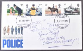 THE GREAT TRAIN ROBBERY - RONNIE BIGGS SIGNED FDC