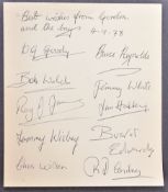 THE GREAT TRAIN ROBBERY - MULTI-SIGNED CARD