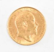 EDWARD VII 1907 22CT GOLD HALF SOVEREIGN