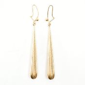 HALLMARKED 9CT GOLD DROP EARRINGS